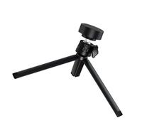 Trípode de mesa portátil de perfil bajo con montaje en ángulo y compatibilidad de doble rosca, adecuado para instalaciones seguras, soporte de trípode de camping al aire libre