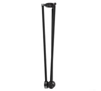 Trípode de metal guía de piso para estación total, poste plegable de 40 cm con pies redondos antideslizantes, accesorio de equipo de topografía