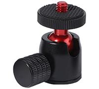 Trípode de metal profesional con cabeza redonda giratoria de 360 grados panorámico con adaptador de liberación rápida de 1/4 pulgadas para trípode monopié equipo de fotografía