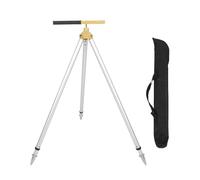 Trípode de Poste de Prisma, Rango de Aluminio GPS de 75-120 Cm de Telescópica, Duradero y Estable para Equipos Topográficos de Estación Total, Compatible con Varios Modelos