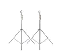 Trípode de presión de Aire de 290 cm con rodamiento de 10 kg for cámara, Soporte de luz de Acero Inoxidable for Anillo de luz en Vivo y fotografía Suave(2 Tripod)