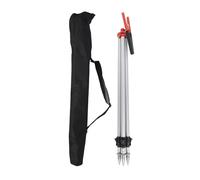 Trípode de Prisma de Aleación de Aluminio, Ligero y Resistente, para Topografía de Estación Total, Poste de Prisma Universal de 4 Secciones con Diseño Resistente, Burbujas