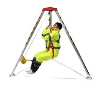 Trípode de Rescate de Emergencia, Soporte de trípode de aleación de Aluminio retráctil for Espacio Limitado en exploración de Cabeza de Pozo JIYAMI´EN EL (Color : Tripod 2600 lbs Thicken+Belt)