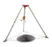 Trípode de Rescate, trípode telescópico de Alta Resistencia para Rescate, 544 kg (1200 lbs) de aleación de Aluminio, Equipo para Espacios confinados para Operaciones de Rescate en Incendios