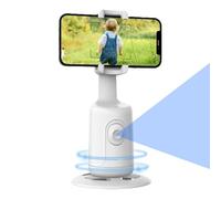 Trípode de Seguimiento Facial para Móvil,Soporte Inteligente para Grabar con Teléfono Automático | Accesorio de Fotografía para Grabaciones en Viajes Música Juegos Bodas Oficinas Hogar Cocina Fiesta