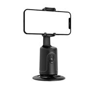 Trípode de Seguimiento Facial para Móvil, Soporte para Móvil con Rotación Automática 360 Grados, Equipo para Streaming Cocina Filmación Juegos Coche Gimnasio Viajes Deportes