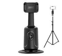 Trípode de seguimiento facial, rotación de 360 grados, equipo de estudio de grabación para cocinar, filmar, coche, gimnasio, viajes, maquillaje, vacaciones, deportes, hogar