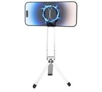 Trípode De Teléfono: Trípode De Teléfono Móvil Extensible De Aluminio, 20.8x11.5cm 360 ° Soporte De Teléffono Inteligente Magnético De Rotación, Trípodes De Bolsillo Portátiles | Soporte De Electrónic