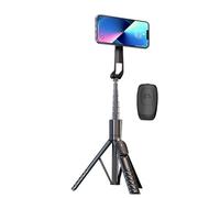 Trípode de transmisión en - Trípode de teléfono celular de 360°, trípode magnético para selfie, soporte extensible para teléfono con control remoto, trípode flexible para teléfono celular,