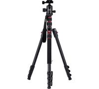 Rollei Trípode Compact Traveler No. 2 – 180 cm, aluminio, cabezal esférico y monopié para DSLR