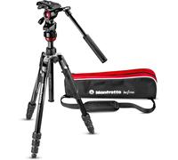 Trípode de vídeo Befree Live - MANFROTTO - MVKBFRTLIVE - Cabezal de vídeo fluido de 2 ejes - Negro
