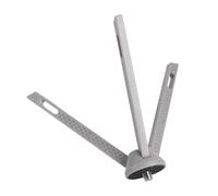 Trípode en miniatura ajustable para uso en cámara exterior e interior con soporte gris de fijación de rosca de tornillo de 1/4 pulgadas