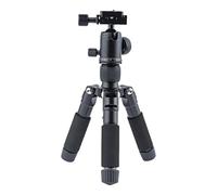 Trípode en miniatura para fotografía, soporte retráctil de aleación de aluminio, adaptador de tornillo de 1/4 pulgadas, rotación de 360 grados, trípode de viaje portátil de aleación de aluminio