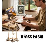 Trípode Estilo Siglo XVIII - Caballete De Exhibición De Metal, Soporte De Caballete, Soporte Decorativo Resistente, Muebles De Exhibición De Arte Especiales | Pieza Decorativa Confiable Para Sala De E