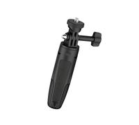 Trípode extensible de aluminio para selfie con postes de 3 secciones, soporte para cámara de teléfono, mango compacto para viajes, vlog, telescópico, selfie stick trípode