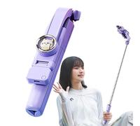 Trípode extensible para de autofie, de selfie | trípode de viaje portátil con mando a distancia - de selfie de diseño de gato de dibujos animados para tomar un selfie en streaming