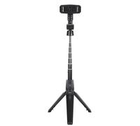 Trípode Extensible para Palo Selfie, Palo Selfie Portátil con Control Remoto, Accesorio Elegante para Teléfonos Inteligentes, Aleación de Aluminio Liviano con Abrazadera Grande,