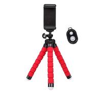 Trípode flexible para teléfonos móviles, soporte de trípode flexible para teléfono - Soporte para trípode de cámara ajustable Diseño de pulpo,Trípode de teléfono flexible para vlogging, viajes y selfi