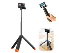 Trípode flotante 4 en 1 para cámara de acción, mango extensible impermeable para GoPro Hero 13/12/11/10/9/8/7/Max, DJI Action 5 Pro/4/3 y otras cámaras de acción Insta360
