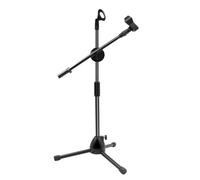 Trípode for micrófono de suelo, brazo oscilante, soporte retráctil Metal for, puesta en escena, vivo, trípode for escritorio para Actuación Canto