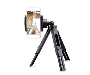Trípode fotográfico con patas retráctiles, amplia compatibilidad que garantiza su idoneidad para múltiples dispositivos, rotación de 360 grados