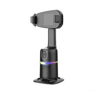 Trípode giratorio de 360 grados con seguimiento inteligente de cara y humanos, reconocimiento de gestos, sin necesidad de aplicación para grabación continua