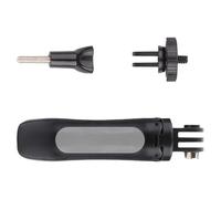 Trípode giratorio extensible para cámara, patas de goma antivibración, compatible con cámaras deportivas y accesorios DSLR, trípode portátil ligero