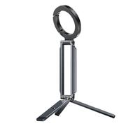 Trípode giratorio portátil para teléfono con abrazadera de liberación rápida para seminarios web y fotografía multiángulo, soporte de trípode para teléfono