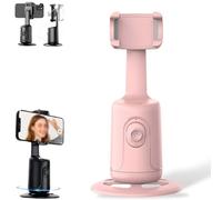 Trípode inteligente de reconocimiento facial con inteligencia artificial para teléfono, control de gestos portátil, rotación de 360°, trípode de seguimiento facial automático con control remoto, sin