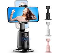 Trípode inteligente de reconocimiento facial con inteligencia artificial para teléfono, trípodes de seguimiento facial automático y selfie giratorio de 360°, soporte estabilizador de cardanes con