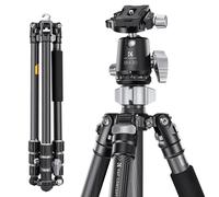 Trípode K&F CONCEPT X254C4 Carbono con Rótula BH-30, ligero, carga 12 kg
