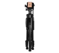 Levenhuk Level Plus VT15 Kit 2 en 1 de Monopié de Mano y Trípode de Suelo con Nivel de Burbuja, Montura Giratoria, Altura Ajustable de 590 a 1815 mm y Capacidad de Carga de 5 kg