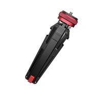 Trípode ligero para uso en escritorio, tornillo estándar de 1/4 pulgadas, altura ajustable de 85,7 a 107,6 mm para DSLR y videocámaras