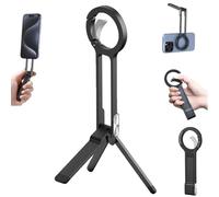 Trípode Magnético For Teléfono, Minitrípode Portátil MA38, 5 En 1, De Bolsillo, con Montaje Rápido Magnético, For iPhone 17, 16, 15, 14, 13 Y 12(1pcs Black)