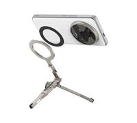 Trípode magnético para smartphone, soporte mini portátil y plegable para smartphone, trípode con imán para teléfono, para grabación de vídeo, vídeo, vídeo, vlog, cámara, gimnasio, entrenamiento