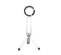 Trípode magnético para teléfono MA38, minitrípode portátil con rotación de 360 Grados y imán Fuerte de Doble Cara, Soporte de Bolsillo Ajustable a 180°,Selfies de aleación de Aluminio (Plateado)