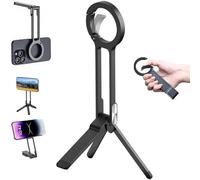 Trípode magnético para teléfono MA38, Soporte de Aluminio para Smartphones, Montaje rápido con imán Potente, tamaño de Bolsillo portátil, Accesorios Esenciales de Viaje.