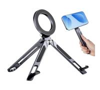 Trípode Magnético Para Teléfono Soporte De Móvil Portátil Ajustable En | Porta Celular De Bolsillo Para Senderismo, Desplazamientos, Hogar, Avión, Gimnasio, Selfies,