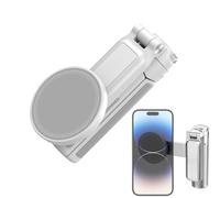 Trípode magnético, telescópico ajustable para selfies de 4,52 pulgadas, soporte compacto plegable con mando a distancia, trípode de aleación de aluminio para creación de contenidos Vlogging en negro o