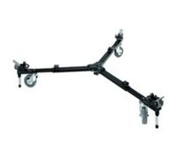 Trípode Manfrotto 127VS Variable Spread Basic Dolly aluminio 3 patas negro 12,4 cm