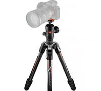 Manfrotto MKBFRTC4GTA-BH - Trípode de Viaje Befree GT, Twist Lock con rótula de Bola y Bolsa para cámaras sin Espejo Sony, DSLR, CSC con Fibra de Carbono Ligera, Carga máxima de 12 kg