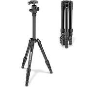 Trípode Manfrotto Element Traveler Modelo pequeño - Negro - 5 secciones - Pies de ángulo ajustables