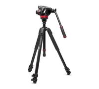 Trípode Manfrotto MVK502055XPRO3V con rotula fluida base plana y aluminio 055