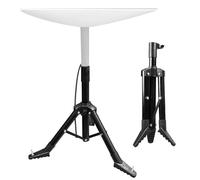 Trípode para Antena Parabólica, Mástil de Antena Soporte para Antena Parabólica Trípode para Soporte de Antena Parabólica Trípode para Camping Balcón, Negro