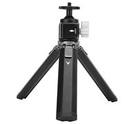 Trípode para Cámara Mini Trípode Portátil Aleación de Aluminio Resistente y Duradera 1/4 Interfaz Ajuste de Engranaje Antideslizante Trípode de Silicona Antideslizante