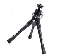 Trípode para cámara pequeña, portátil, de aluminio, multifunción, fácil de transportar para monopiés, trípode de viaje compacto