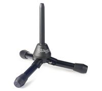 Stagg WISA45 - Soporte para instrumento de viento para clarinete y flauta travesera, color dorado