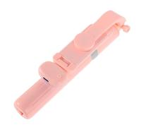Trípode para Palo de Selfie con Luz, Extensible y Plegable Rosa