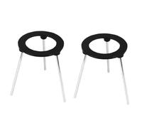 Trípode para quemador, 2 piezas Soporte para trípode para quemador Bunsen de laboratorio Soporte para patas extraíbles de hierro fundido para experimentos químicos