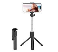 Trípode para selfie, cámara multimodo, poste de fotos, rotación de 360°